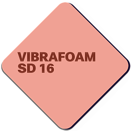 Vibrafoam SD 16 25мм розовый